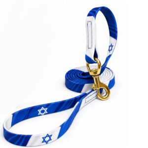 רצועת ביאוטן לכלב עם הדפס דגל ישראל – מהדורה מוגבלת