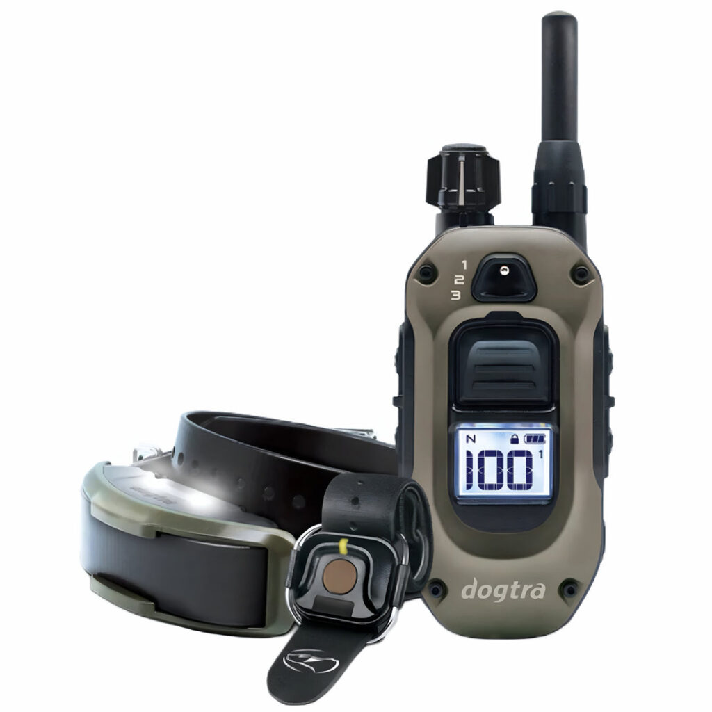 קולר אילוף Dogtra 1200X HANDSFREE – שליטה ללא ידיים, טווח 1,200 מטר