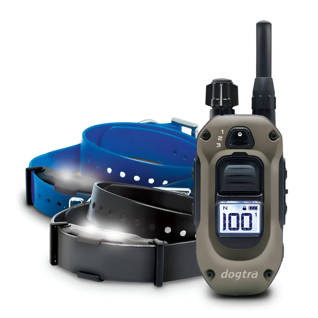 ערכת אילוף Dogtra ARCX-2 – 2 כלבים בעיצוב דק וקל, טווח 800 מ׳