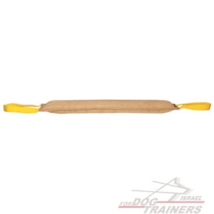 פפירול עור ארוך בשתי ידיות לאימוני צייתנות