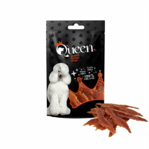 חטיפי אילוף Queen בטעם ברווז 80 גרם לכלבים